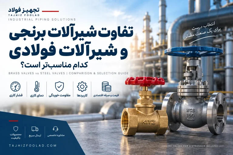 تفاوت شیرآلات برنجی و شیرآلات فولادی