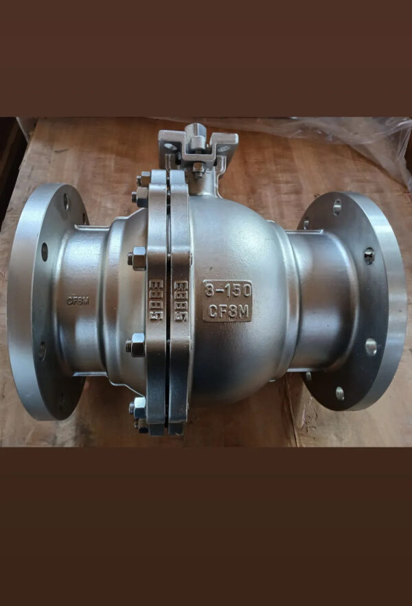 شیرتوپی استیل 316L بالولو فلنجدار استنلس استیل