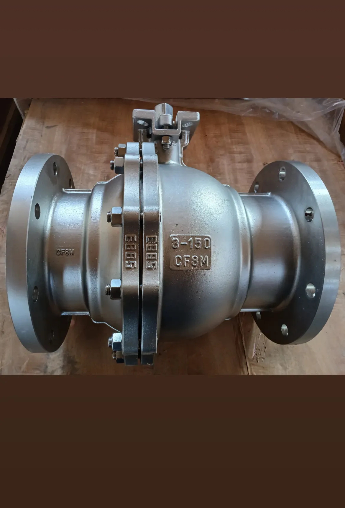 شیرتوپی استیل 316L بالولو فلنجدار استنلس استیل